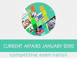 Current Affairs January 2020