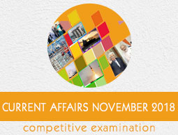 Current Affairs November 2018