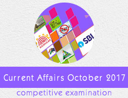 Current Affairs October 2017