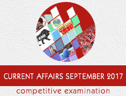 Current Affairs September 2017